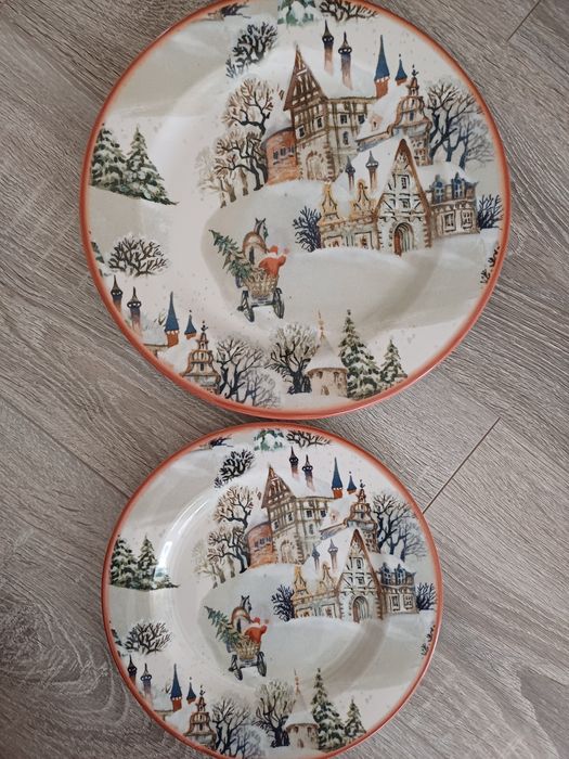 Коледни чинии 12 бр
