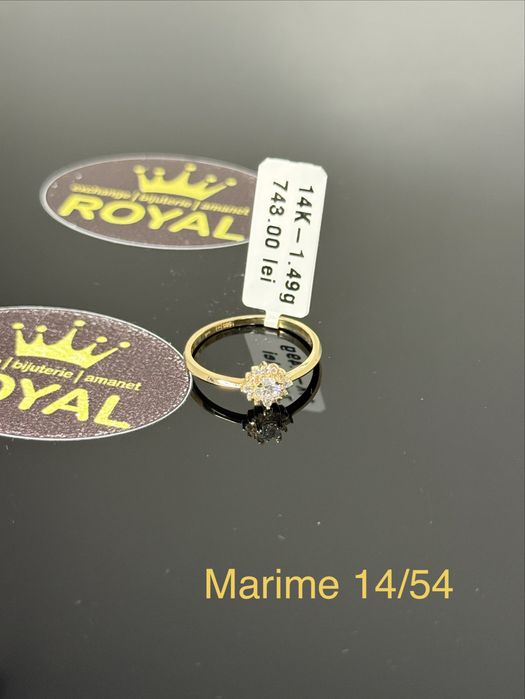 Bijuteria ROYAL : Inel AUR 14K NOU / 1.49 GR