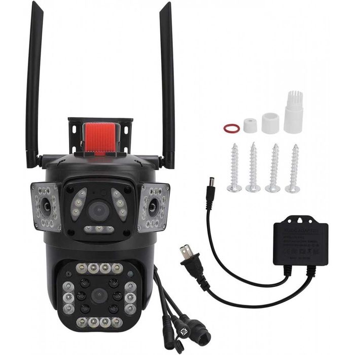 V380-A14 WIFI ТРОЙНА IP Камера  Въртяща водоустойчива WiFi камера