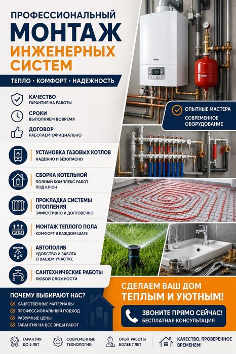 Сантехника. Отопление. Автополив.