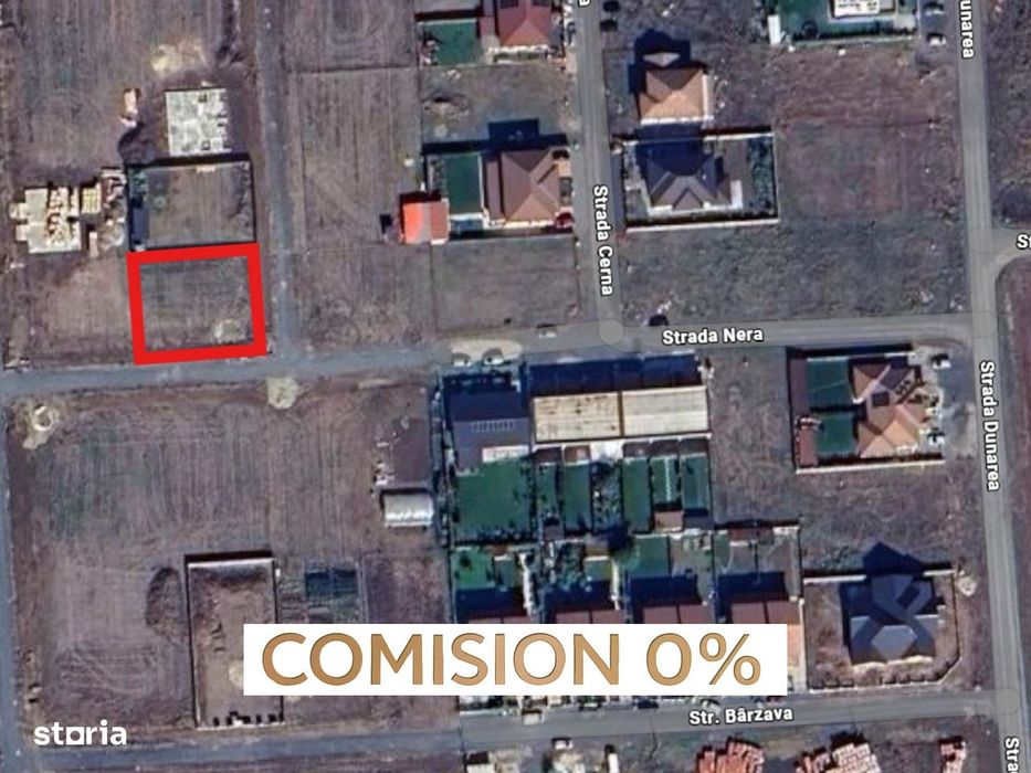 COMISION 0%, Teren 587 MP, 2 Fronuri, Utilitati, Regim P+1E, SACALAZ
