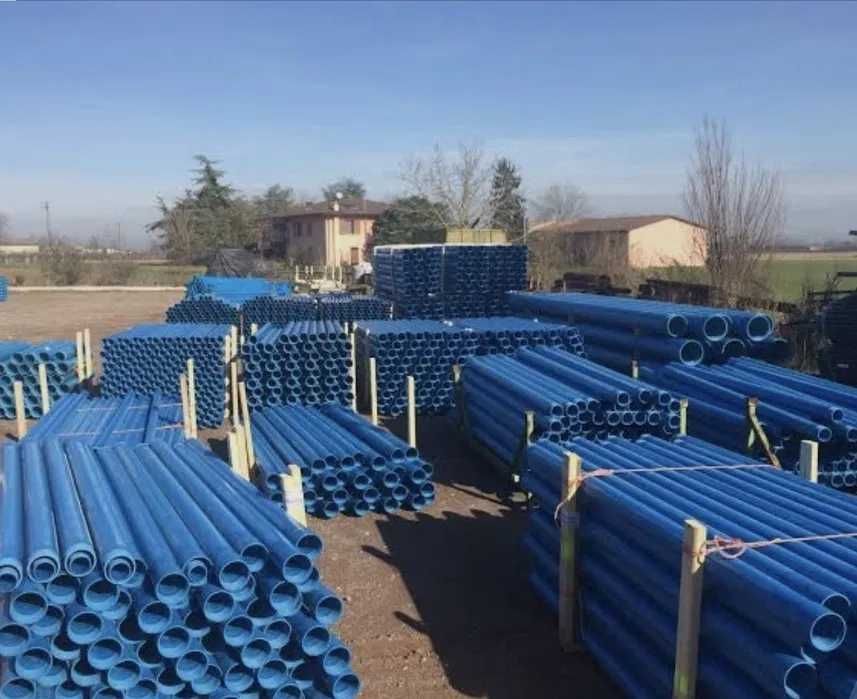 Teava foraje puturi apa PVC + filtre | Cu filet și mufă | 125-250 mm
