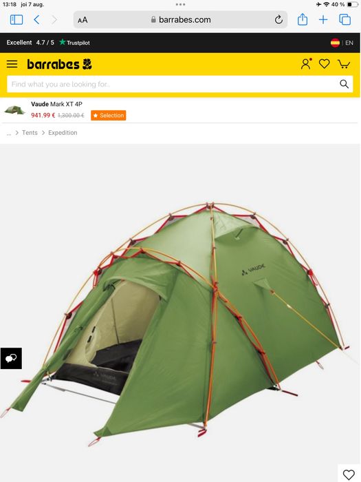 Cort Vaude odyssee 2p