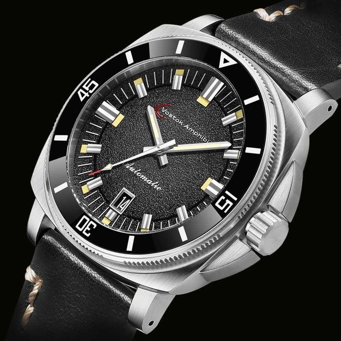 Vostok Amphibia Automatic Japonez Seiko NH35 Safir Diver 44 mm