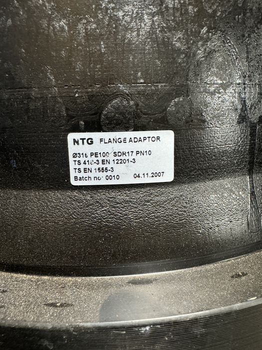Фланецевый адаптера полиэтиленовый d315