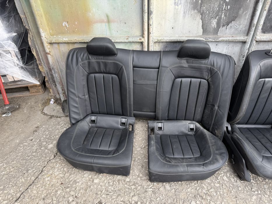 Кожен салон за Mercedes-Benz W218 Черен ном 853