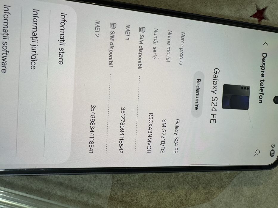 Samsung S24 FE 128 gb