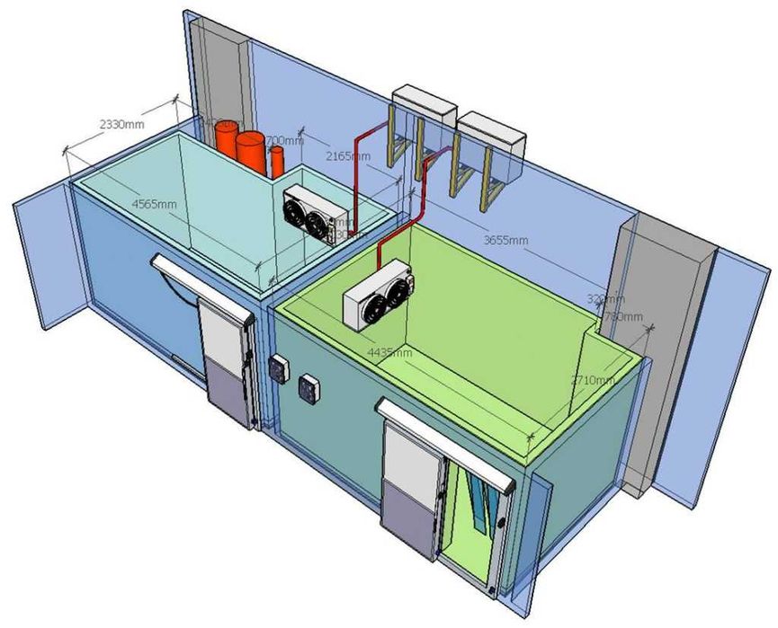 Camere frigorifice vitrine frigo depozite frig Instalare si Service
