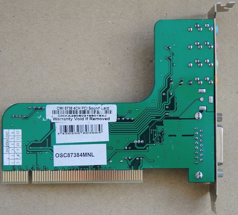 C-Media CMI8738/PCI-SX PCI Testat