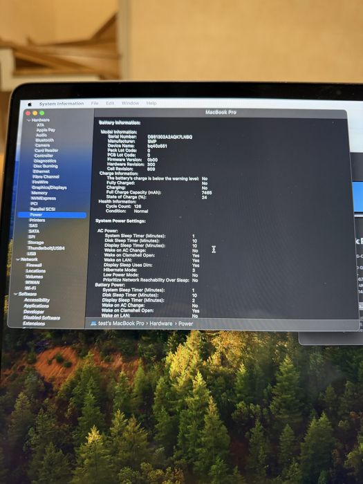 Laptop Apple MacBook Pro 16" Touchbar i7 16 GB Ram 500 SSD 2019