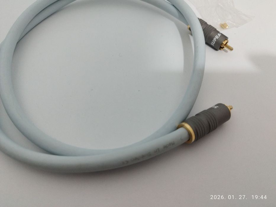 Vând cablu Supra Trico Digital/Coax  Rca Defect+ Manson cabluri tip Y
