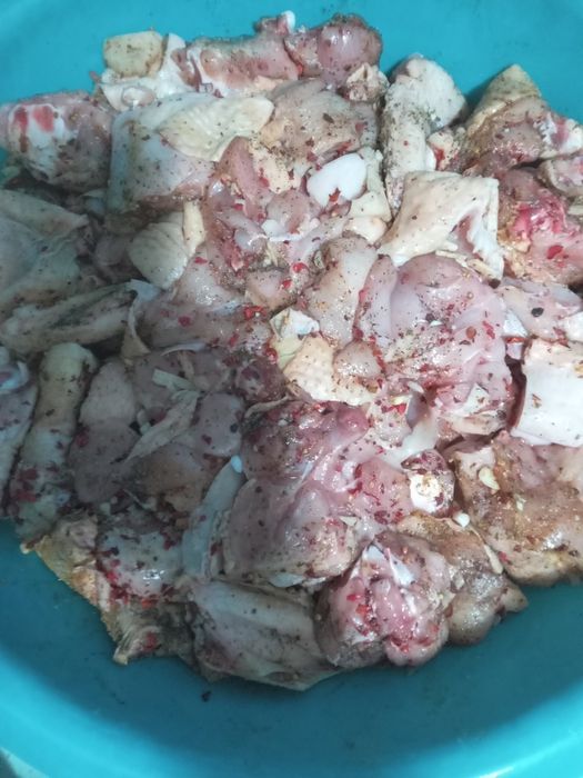 Маринованый шашлык из курицы