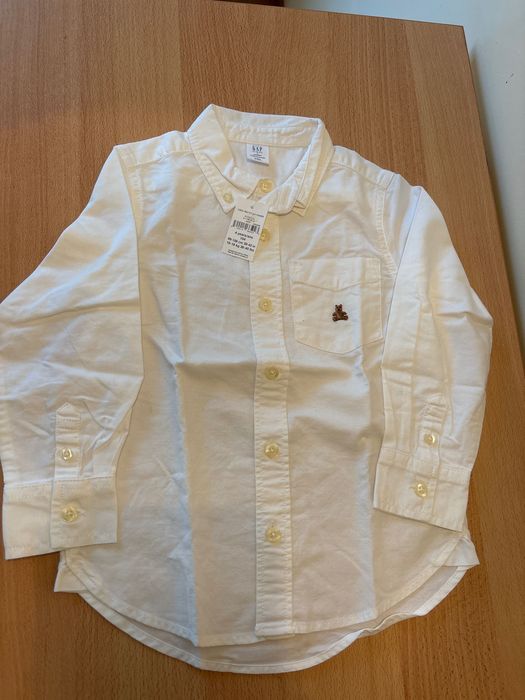 Детска риза с дълъг ръкав за момче GAP