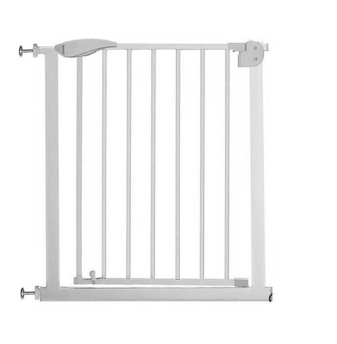 Предпазна решетка Mercado Trade, За деца, Автоматично затваряне, Бял