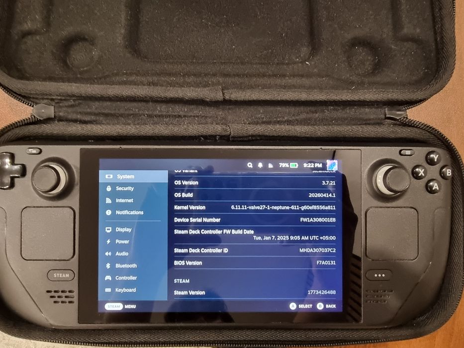 Steam deck LCD  256gb + 128gb