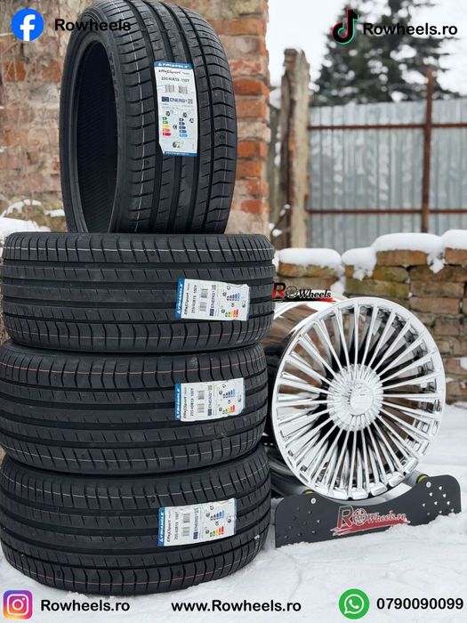 Jante Roti Mercedes 20 R20 Model spitat R20 W222 W221 W212 W204 W205 CLS W212 W222 W213 GLE GLC W223 W214 cu anvelope vara sau iarna inclus 245/275 sau alte dimensiuni recomandate de producator