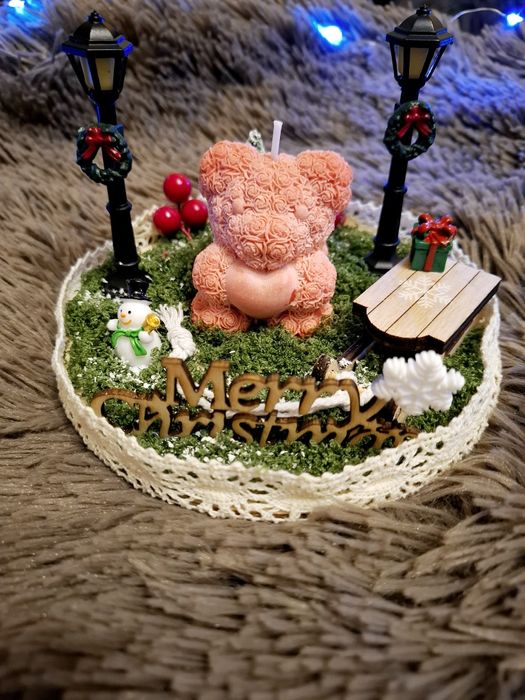 Ръчно изработена коледна декорация