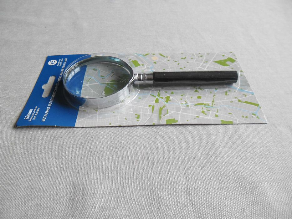 Лупа 6x увеличение, 60 mm, метална.