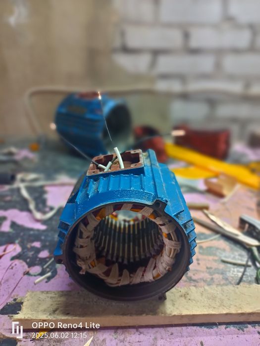 Ремонт и перемотка электродвигателя