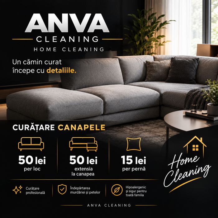 ANVA Cleaning – Curățare Auto și Tapițerii la Domiciliu