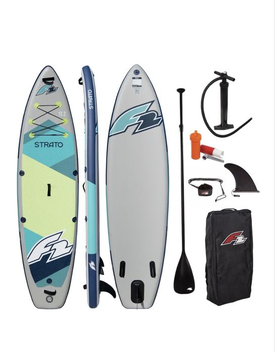 Placa SUP -board surf F2 STRATO 12,5 Green (2026) 381 x 84 x 15 cm