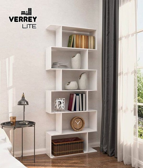 Стеллаж для книг Warehouse ЛДСП декоративный и современный, Полка, угл