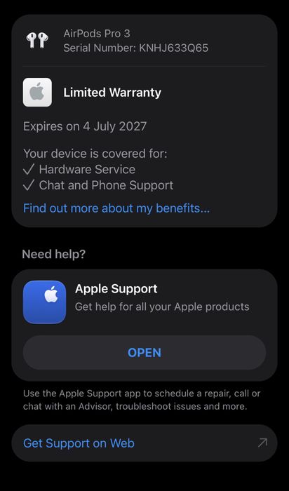 Airpods pro 3 оригинал на гарантии
