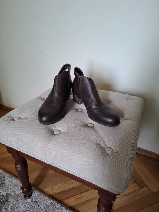 Botine dama maro piele noi