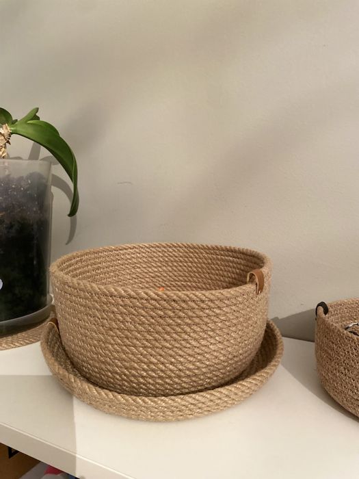 Корзина из джута