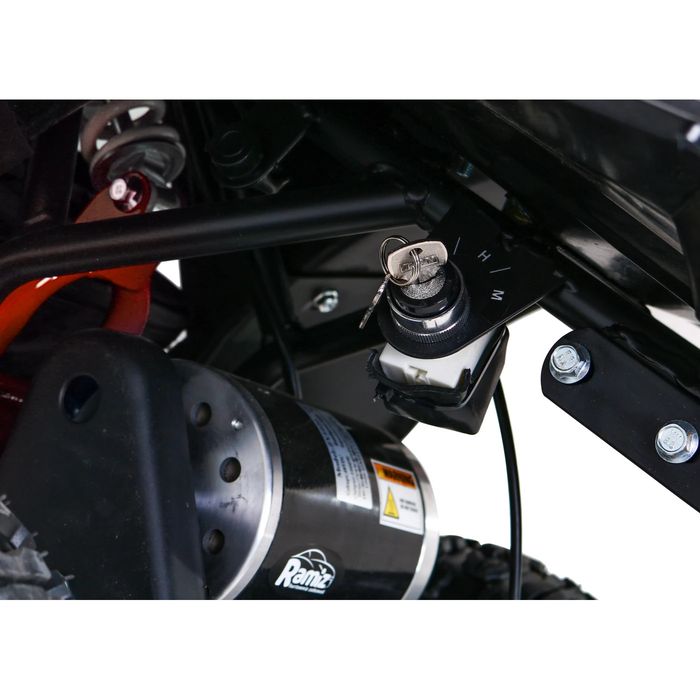 ATV Electric Mare, 1000W 48V, 35km h, Frane pe disc, atv copii, Rosu