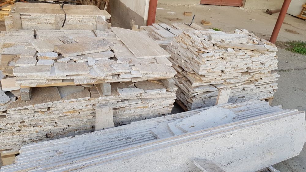 Vand spartura travertin 2 cm