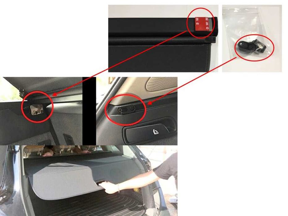 Щора за багажник на Audi Q3 8U Facelift (2014-2018), Q5 8R (2008-2017)