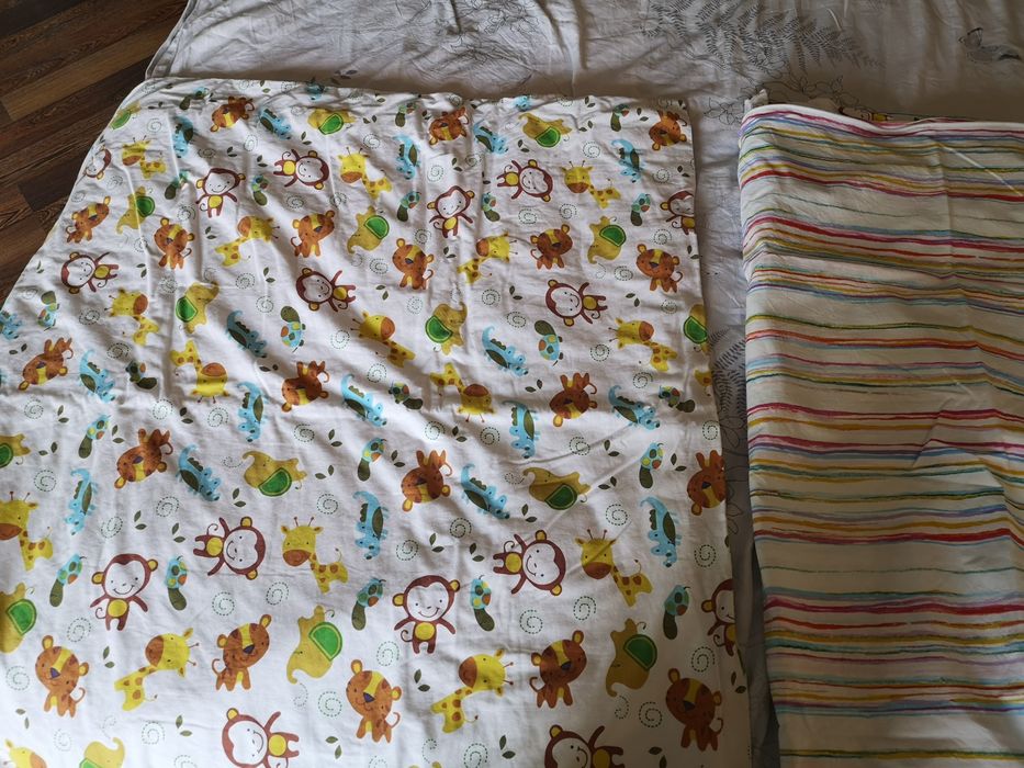 Постельное бельё 120х60 +подушка и одеяло