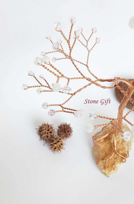 Дръвче Лунен камък, Подарък Жена, Подарък Перли, Бижу Жена, Сватба