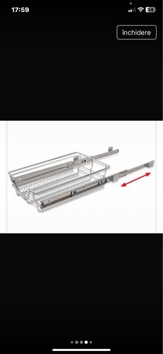 Set cos telescopic sertar