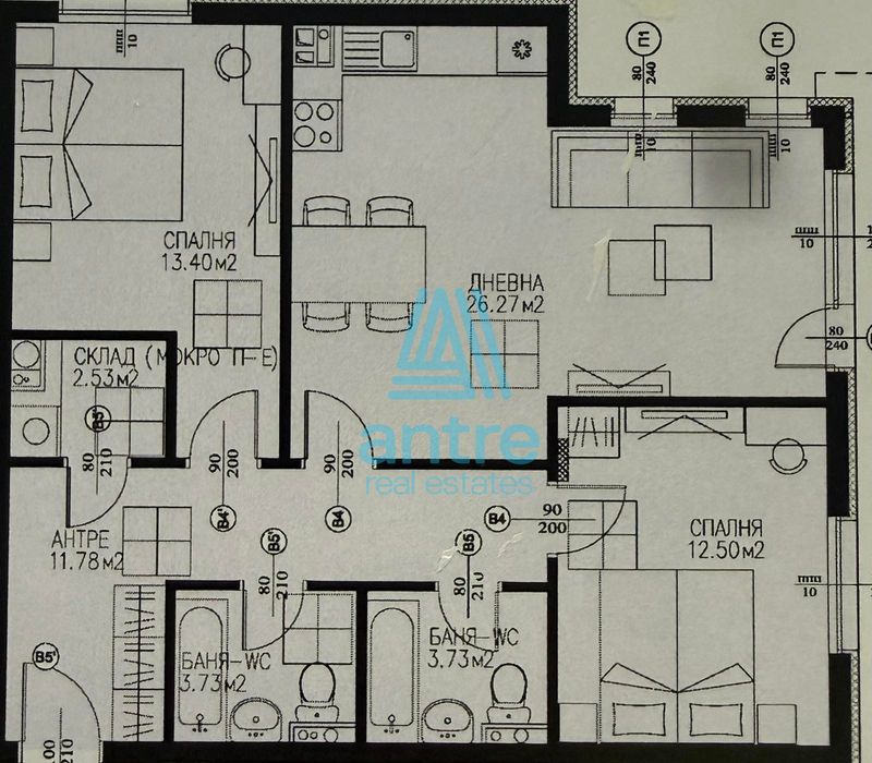 Продава се Тристаен апартамент в София, Драгалевци - 102 кв.м за 2647 €/кв.м - Снимка #9