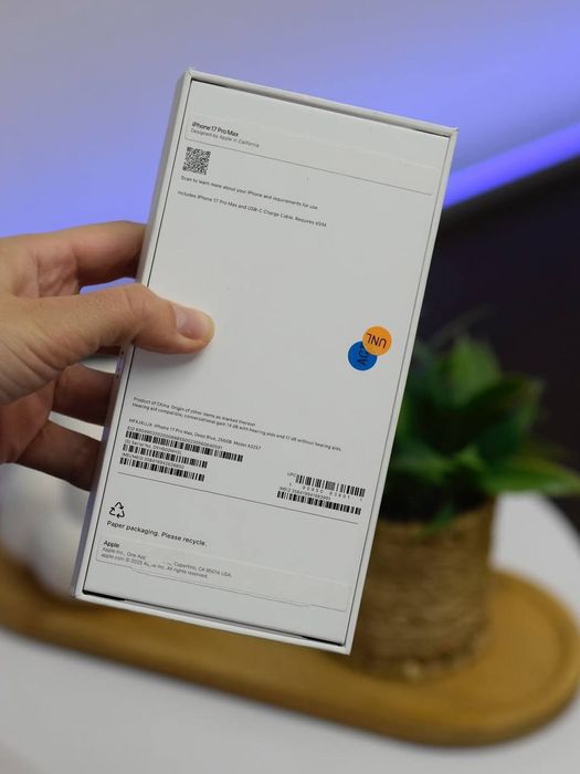 iPhone 17 Pro Max | 256 Гб | 100% АКБ