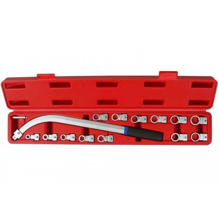 НЕМСКИ Ключ За Ремъчни Ролки Със Сменяеми Накрайници + ЛЕД ФЕНЕР