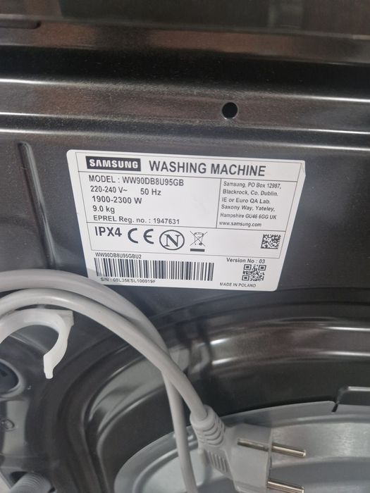 Пералня Samsung 9кг А+++ Black