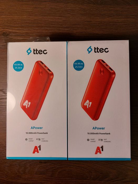 Два Нови Комплекта Телефон OPPO A6x, с включен ttec PowerBank и протектор за екран
