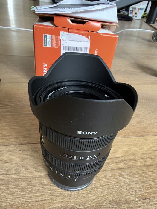 Obiectiv Sony FE 16-25mm f2.8 G impecabil, ca nou, garanție 2028