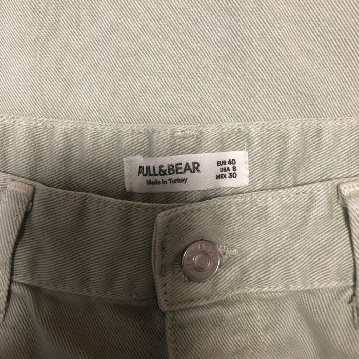 Дънки pull&bear мента