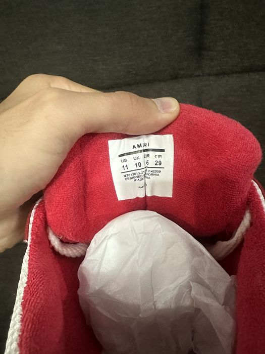 AMIRI MA1 White Red