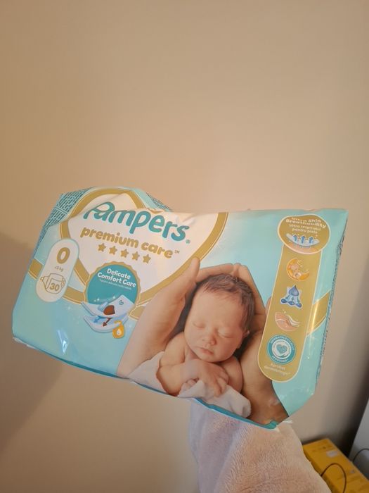 Памперси pampers premium care и lupilu