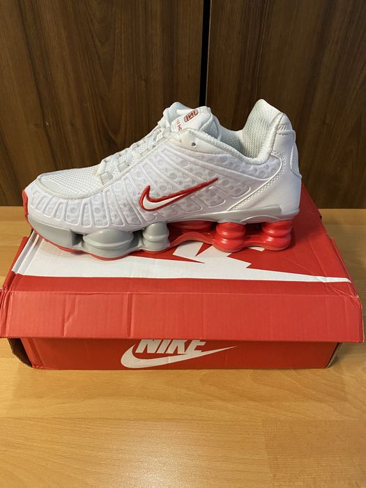 Nike Shox White-Red