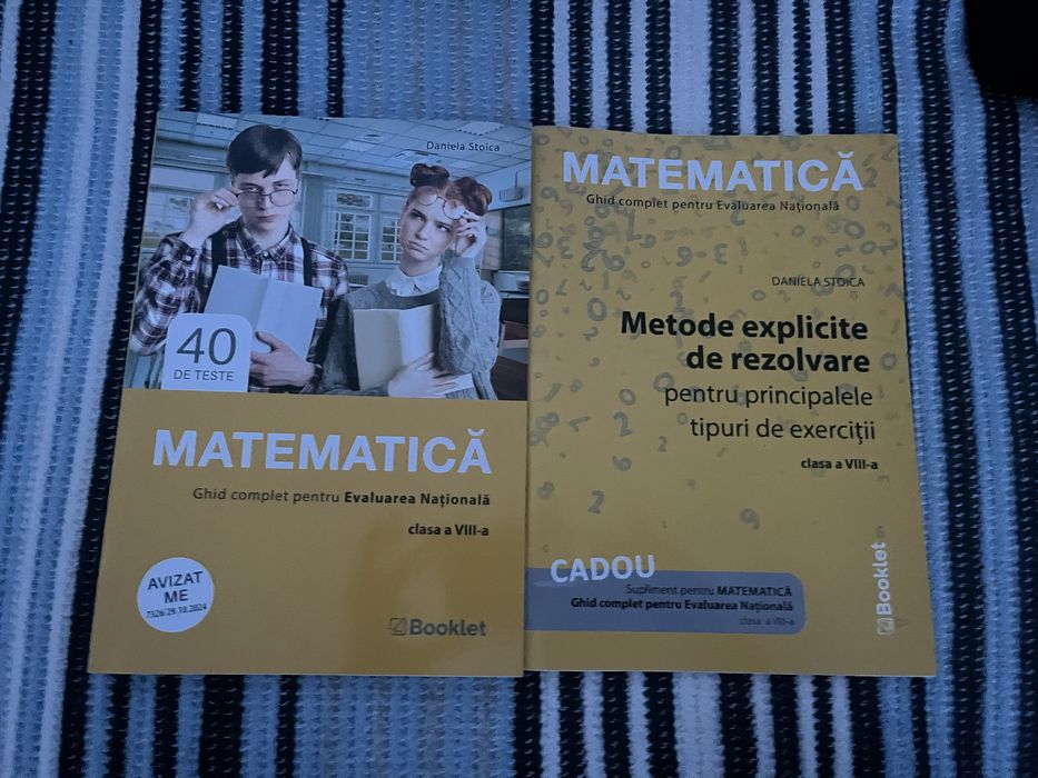 Carte 40 TESTE Matematica Booklet