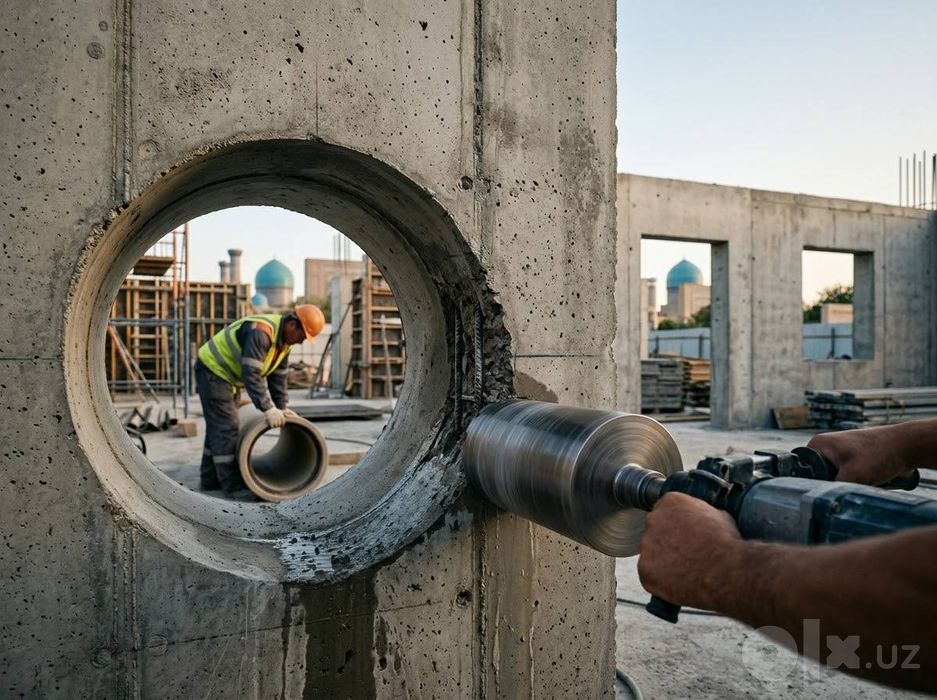 Бетон тешиш ешик очиш beton teshish eshik ochish