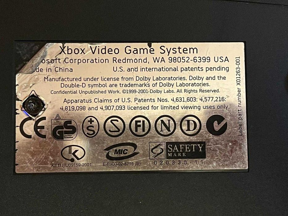 Xbox clasic (prima generație) + 3 controllere