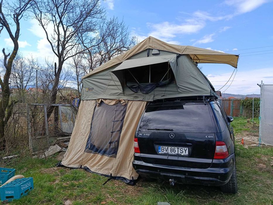 Mercedes-Benz ML 270 CDI + Cort auto pe plafon Tough Tents cu anexa (Full Overlanding Setup) | Se vand separat sau impreuna