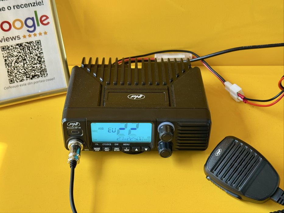 Statie radio CB profesionala PNI HP40 format 1DIN 12-24V NRC